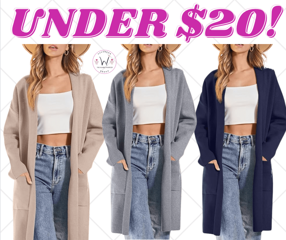 Lillusory Long Oversized Cardigan!
